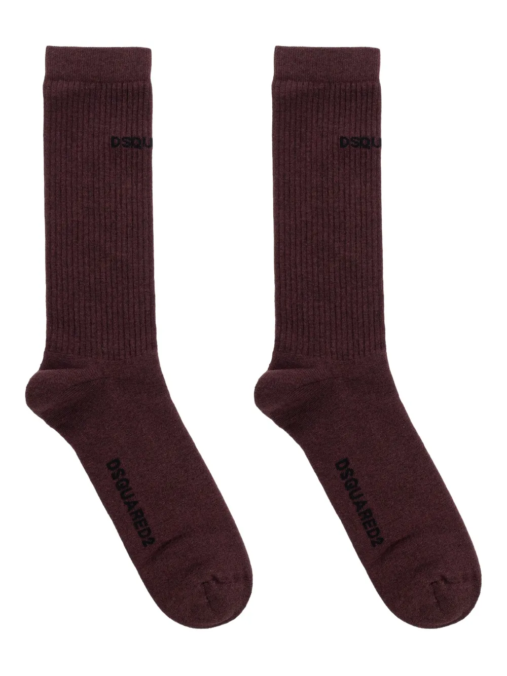 DSQUARED2 logo-detail socks Rood