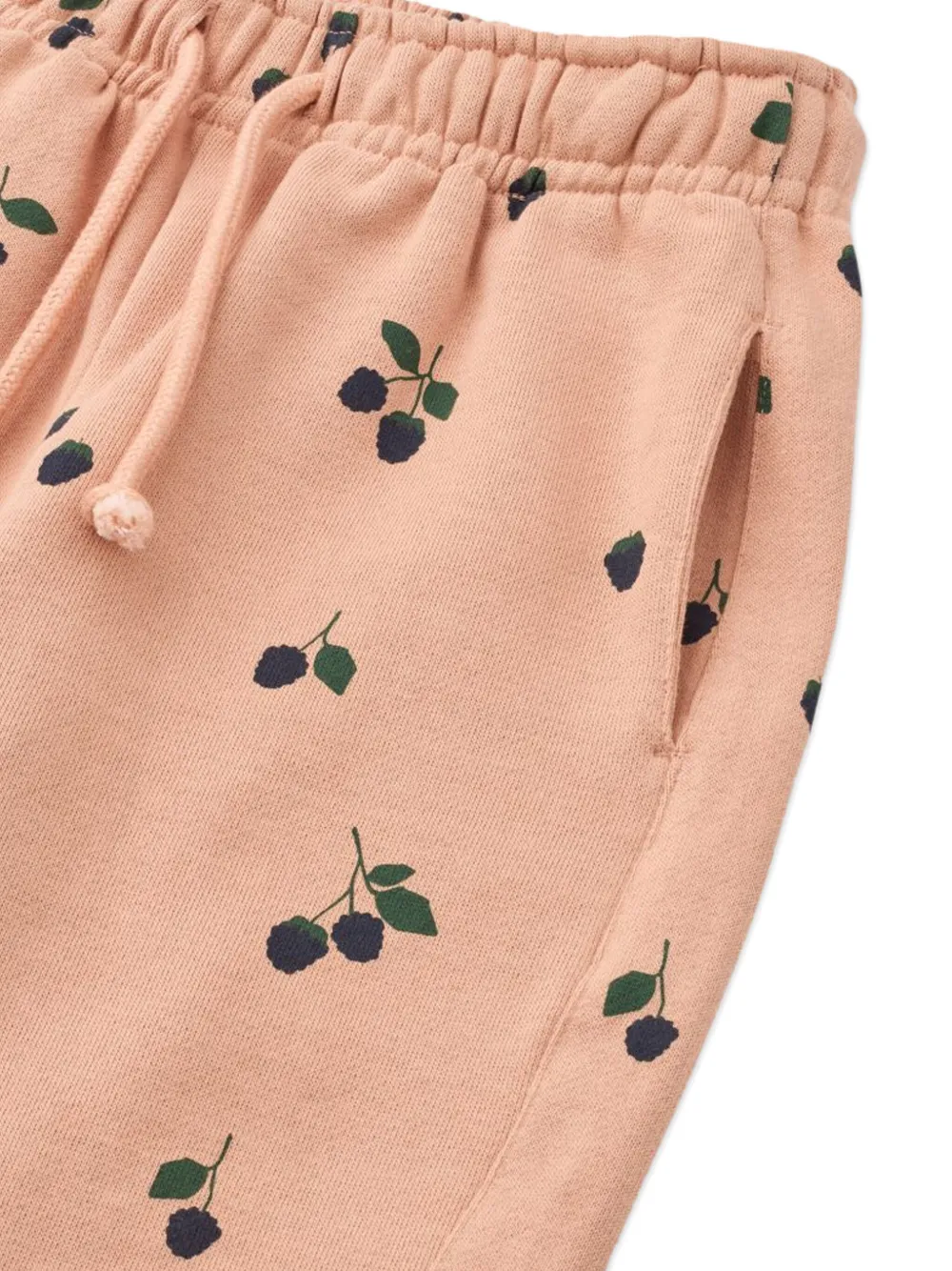 Liewood Arlo trainingsbroek met bessenprint en trekkoord Roze