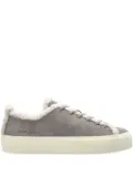 Inuikii suede-leather shearling sneakers - Grey
