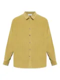 American Vintage corduroy button-fastening shirt - Green