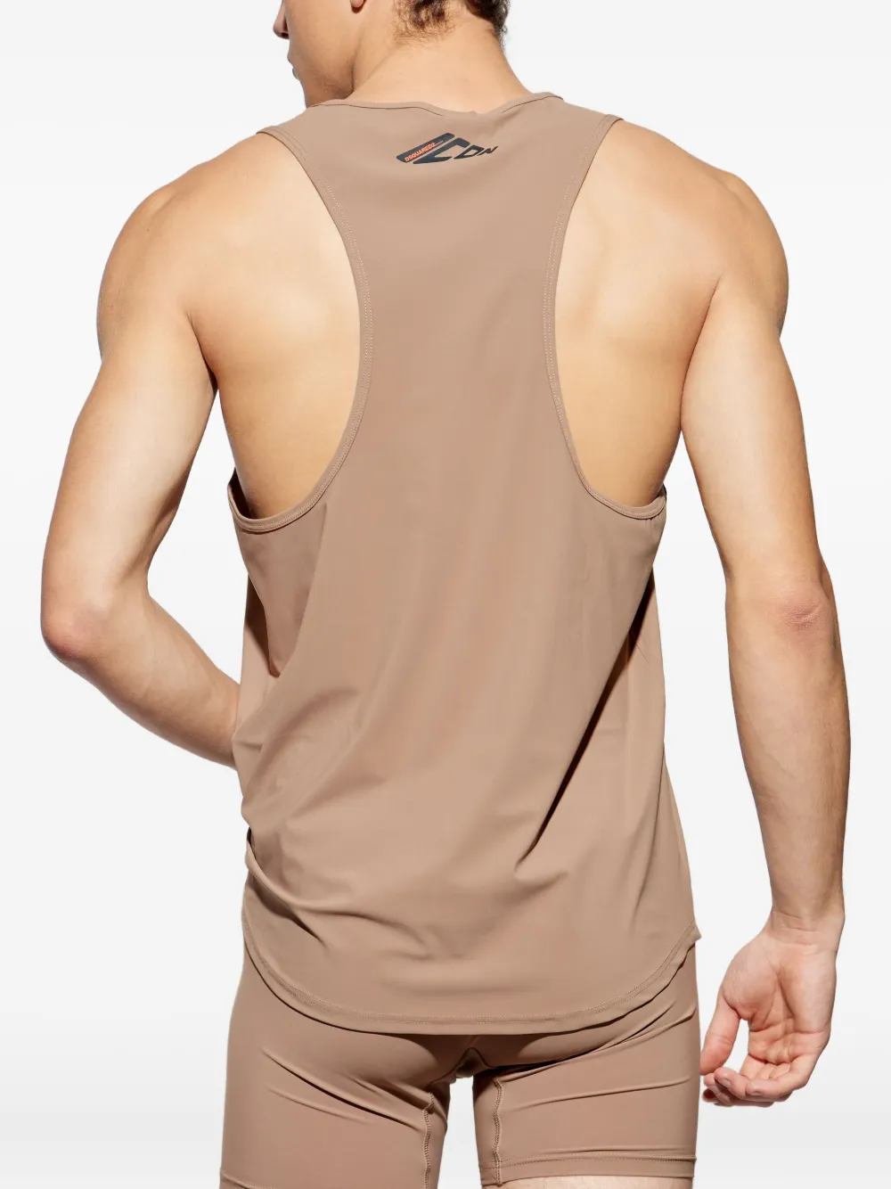 DSQUARED2 racerback tank top Beige