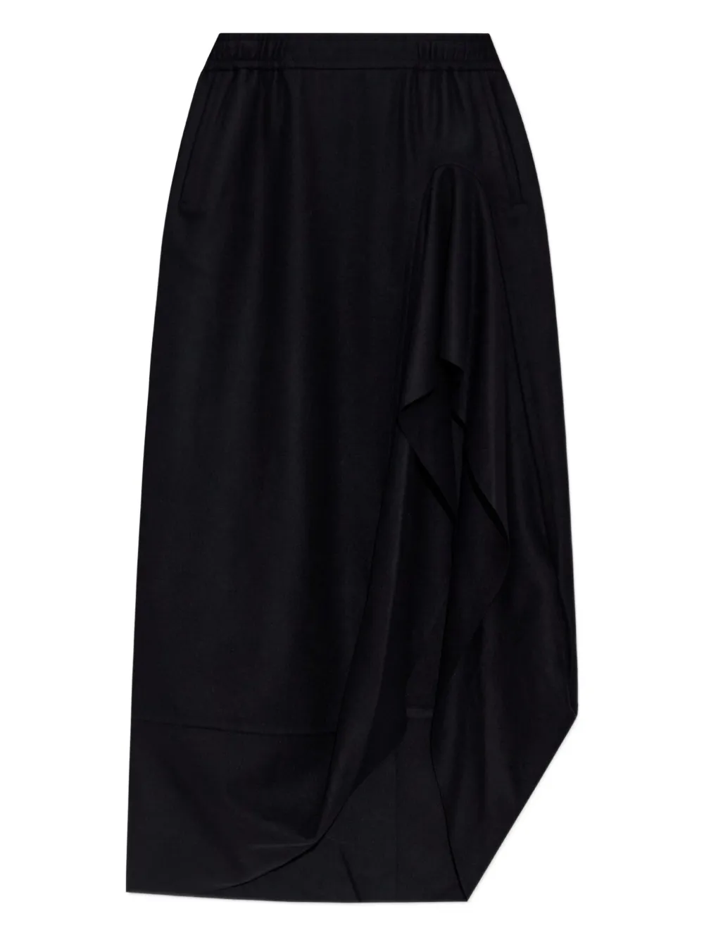 Vivienne Westwood ruffled pocketed asymmetrical skirt Zwart
