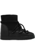 Inuikii rope-laces leather snow boots - Black