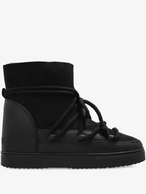 Inuikii rope-laces leather snow boots