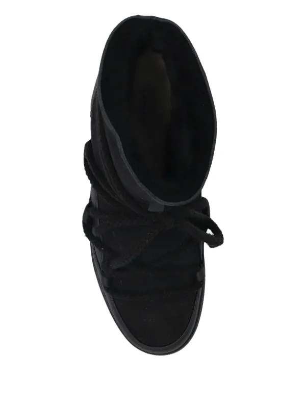 ラッキーイノリ Inuikii rope-laces Leather Snow Boots | Black | FARFETCH