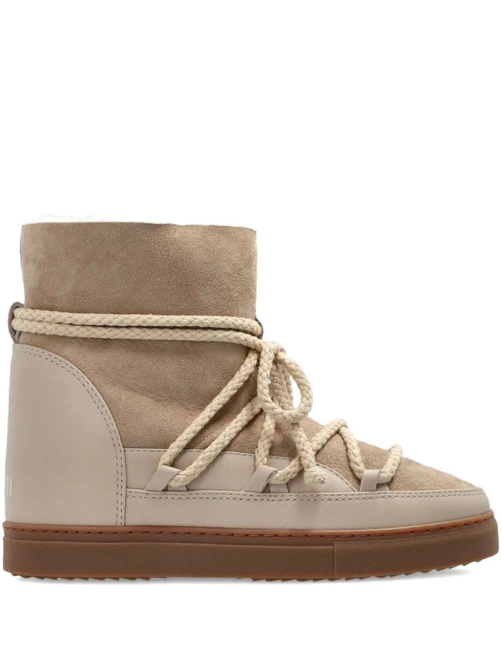 Inuikii rope-lace snow boots Neutrals