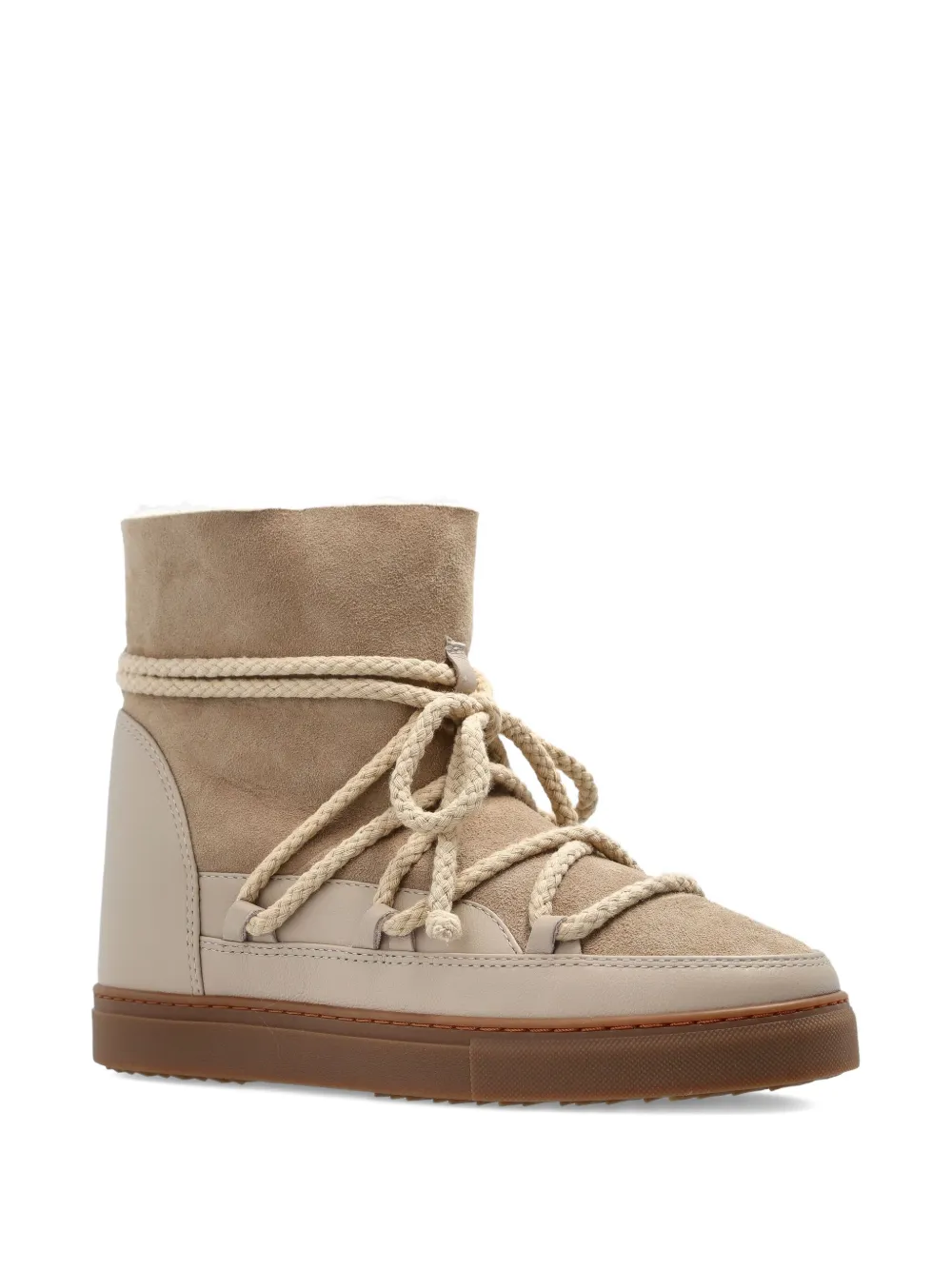 Inuikii rope-lace snow boots Neutrals