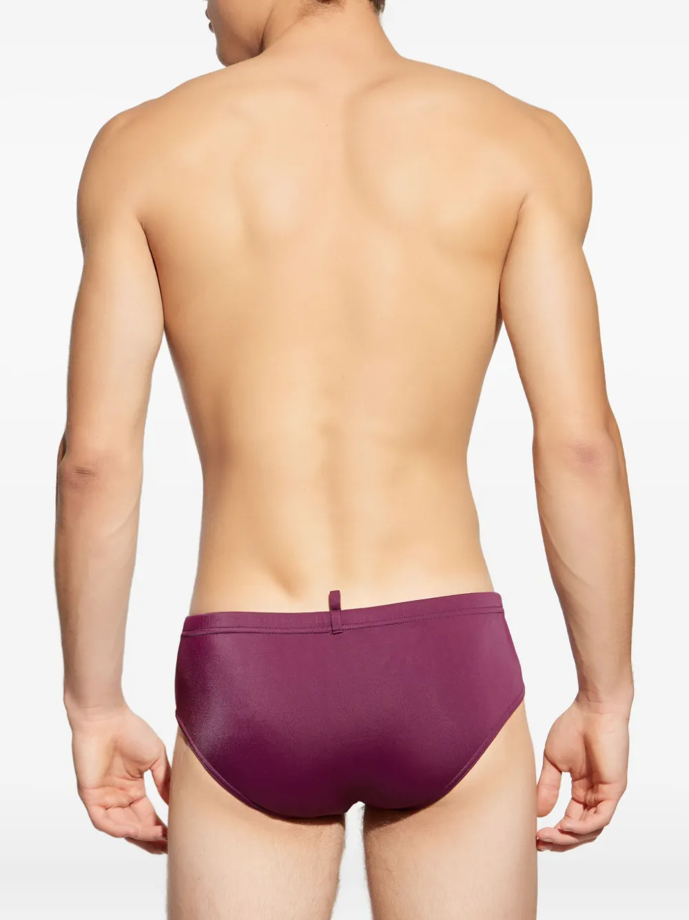 DSQUARED2 side-stripe swim briefs Paars
