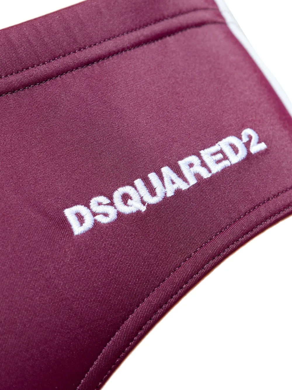 DSQUARED2 side-stripe swim briefs Paars