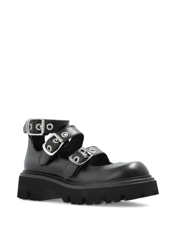 Vivienne Westwood Bacchus Buckled Platform Pumps | Black | FARFETCH
