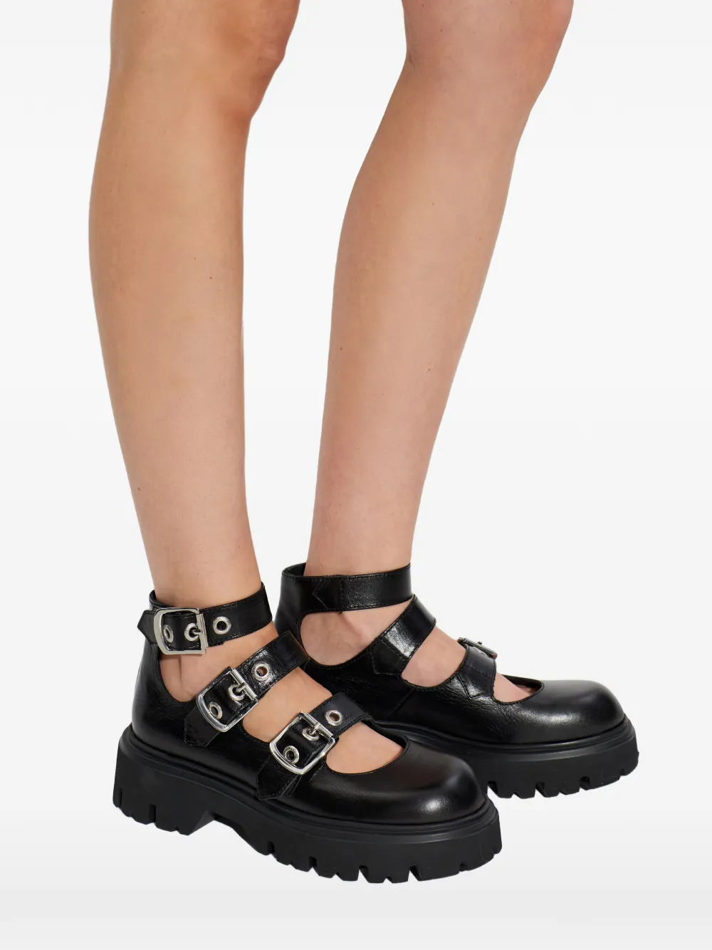 Vivienne Westwood Bacchus buckled platform pumps Zwart