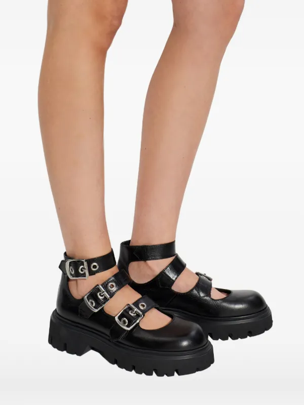 Vivienne Westwood Bacchus Buckled Platform Pumps | Black | FARFETCH