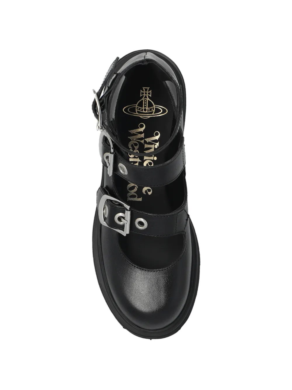 Vivienne Westwood Bacchus buckled platform pumps Zwart