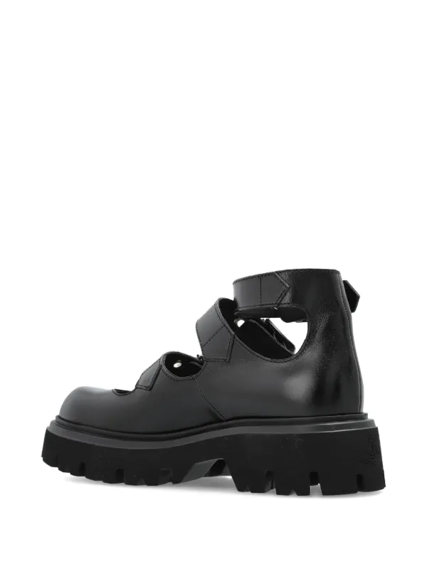 Vivienne Westwood ブラックプラットフォームシューズ Vivienne Westwood Bacchus Buckled Platform Pumps | Black | FARFETCH