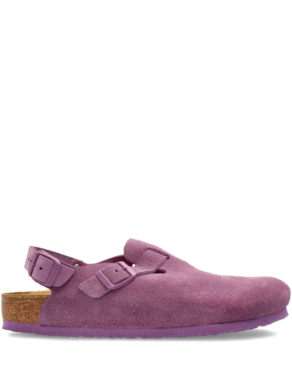 Birkenstock Tokio buckle-strap suede sandals Purple