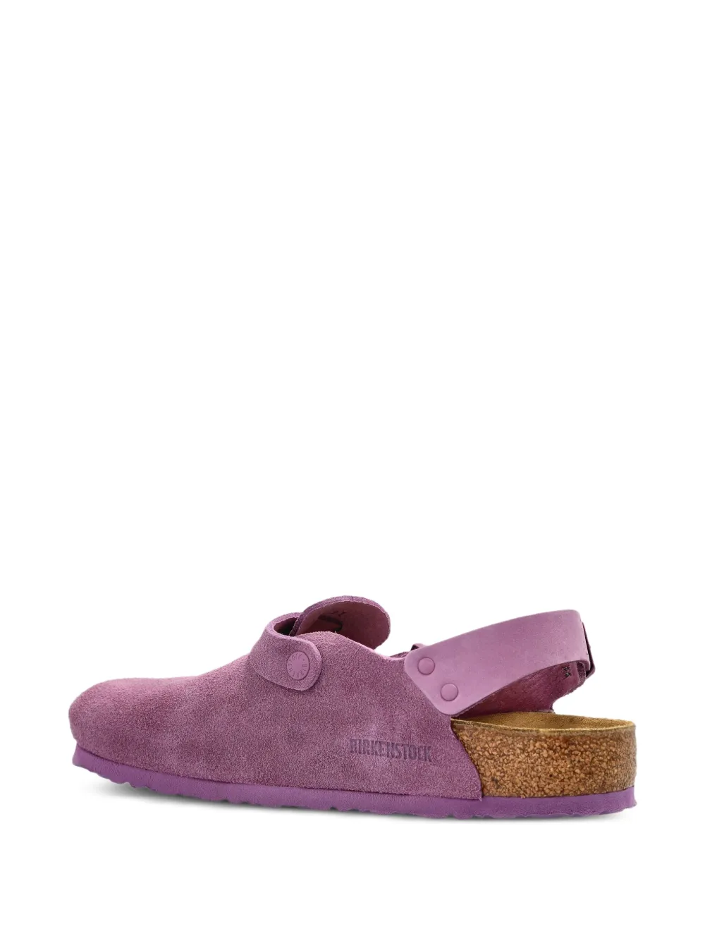Birkenstock Tokio buckle-strap suede sandals Purple