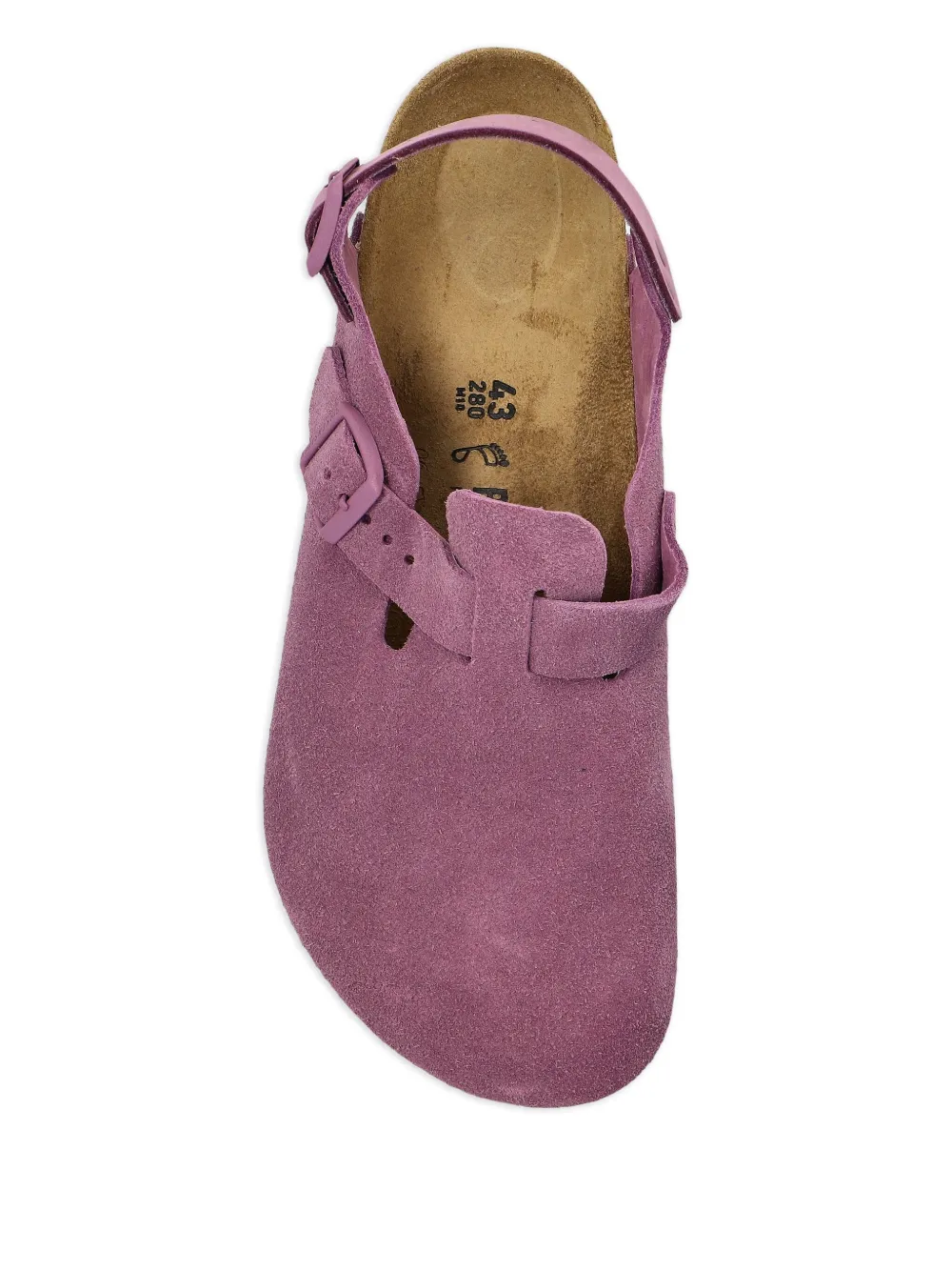 Birkenstock Tokio buckle-strap suede sandals Purple