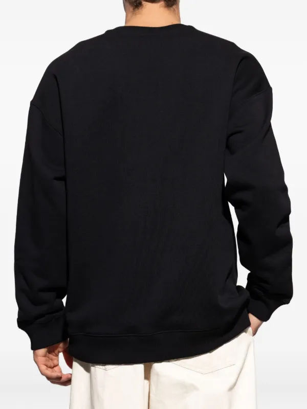 LOEWE logo-embroidered Sweatshirt | Black | FARFETCH TR