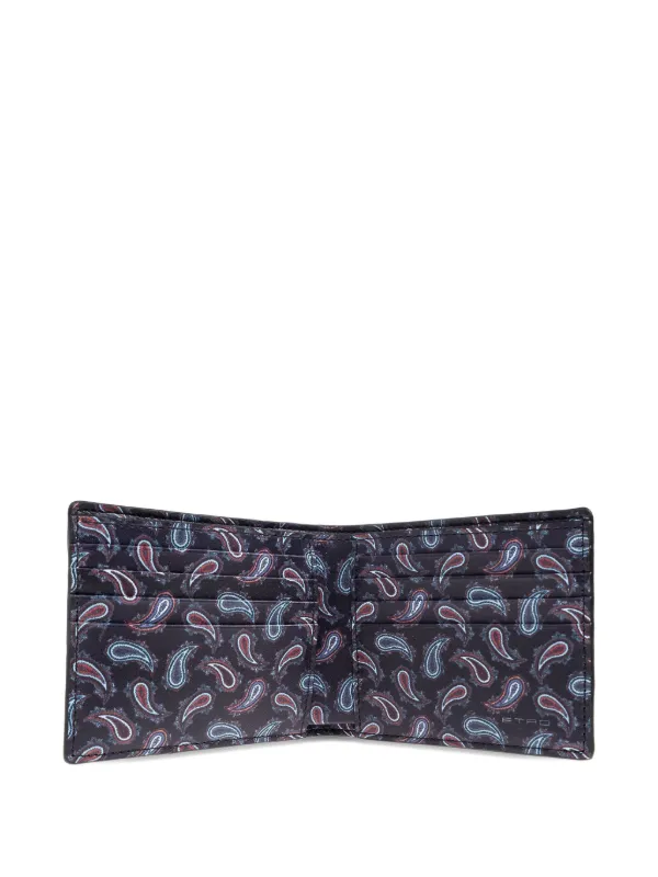 ETRO 二つ折り財布 | ブラック | FARFETCH JP
