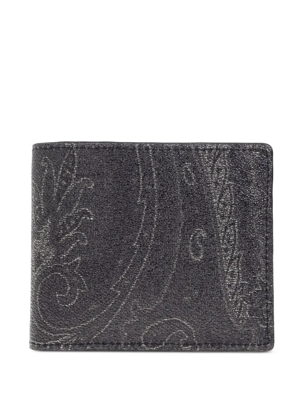 ETRO paisley-print bi-fold wallet Zwart
