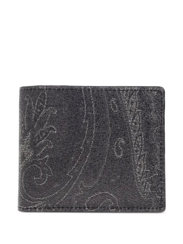 ETRO 二つ折り財布 | ブラック | FARFETCH JP