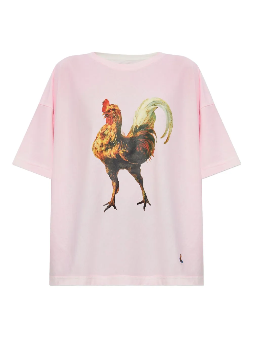 Vivienne Westwood rooster-print T-shirt Roze