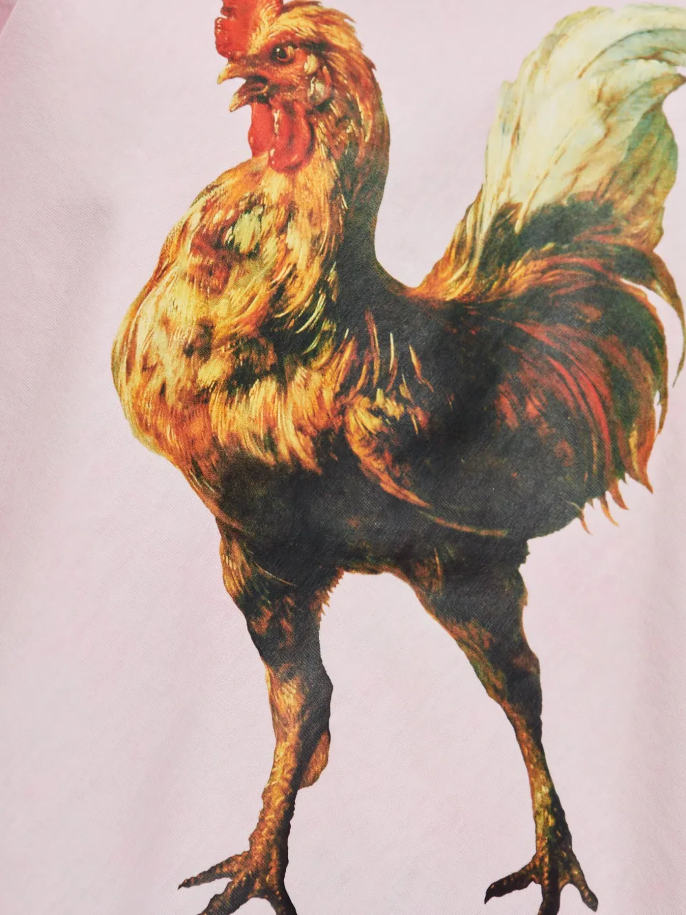 Vivienne Westwood rooster-print T-shirt Roze