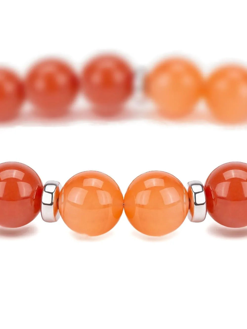 Shanghai Tang Tang Of Fire Agate Bracelet In Silver