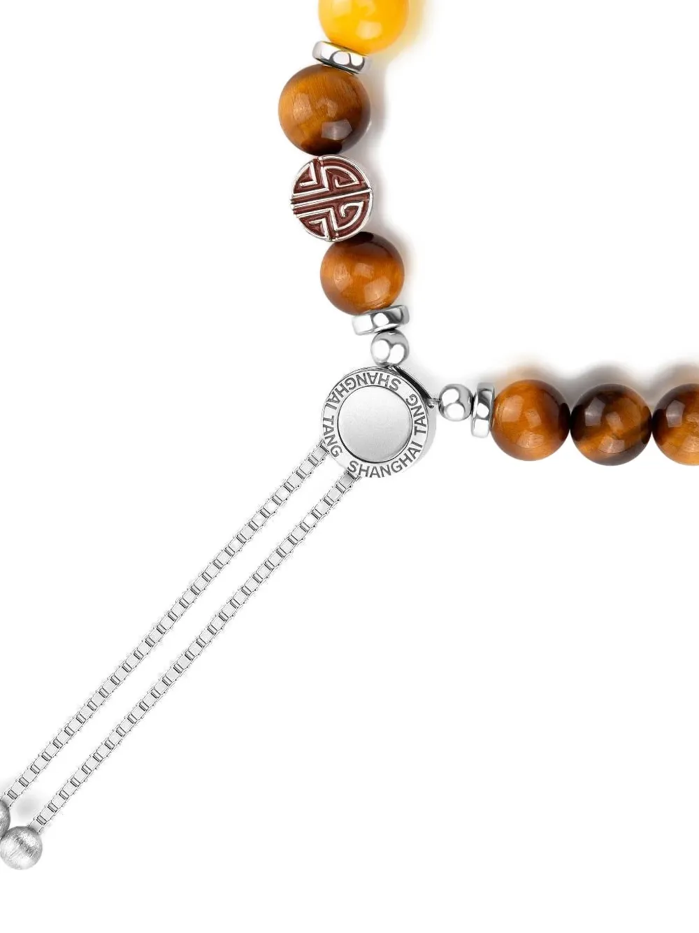 Shanghai Tang Tang Of Earth Tiger-eye Bracelet In Brown
