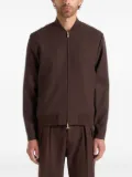 Manière De Voir Sami tailored bomber jacket - Brown