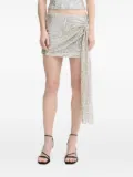 ALOHAS sequin draped skirt - Grey