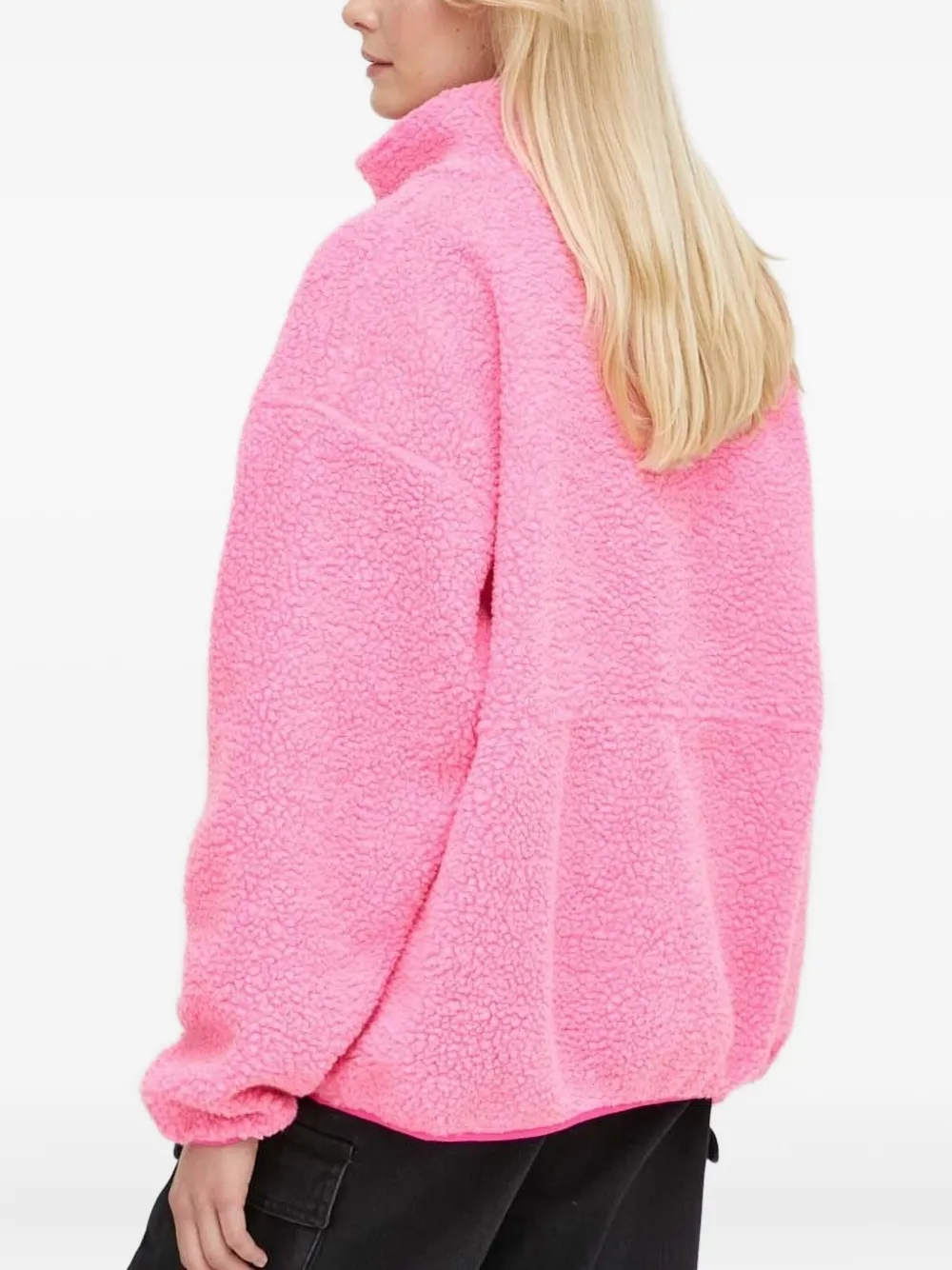 American Vintage Hoktown sweater met rits Roze