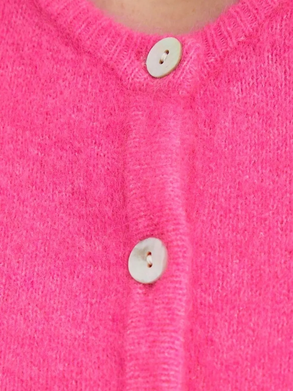 American Vintage Button-front Cardigan In Pink