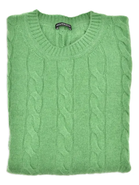 MANRICO CASHMERE cable-knit sweater
