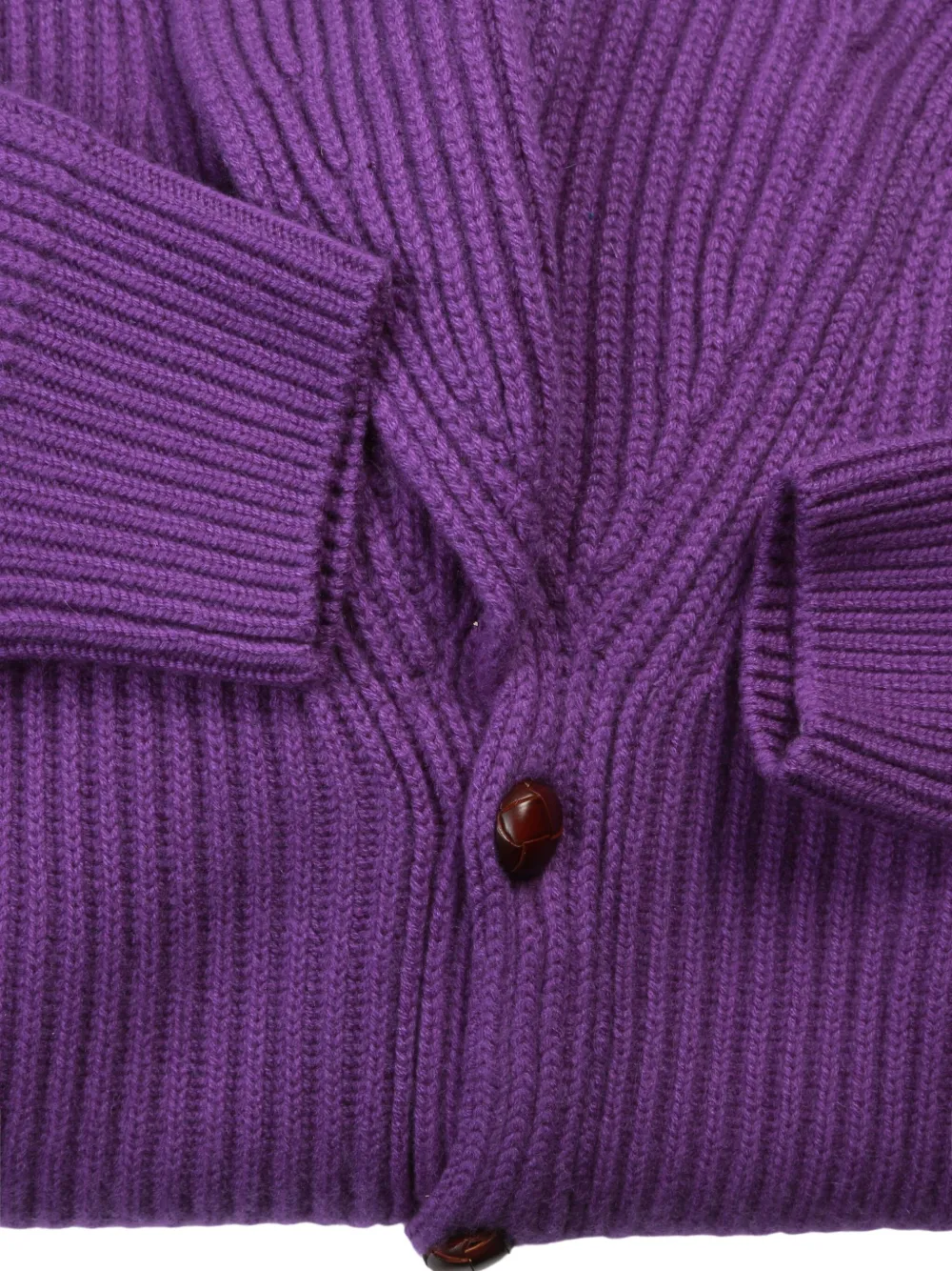 MANRICO CASHMERE ribbed button cardigan | Cardigans | Image 2