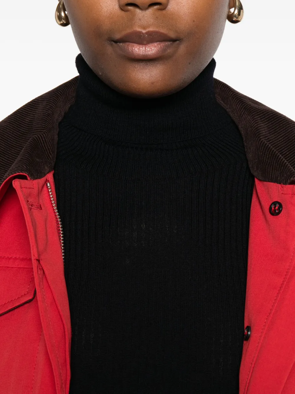 A.P.C. Carmen top met col Blauw
