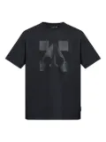 Moose Knuckles logo-plaque cotton T-shirt - Black