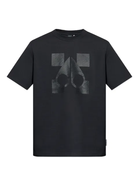 Moose Knuckles logo-plaque cotton T-shirt