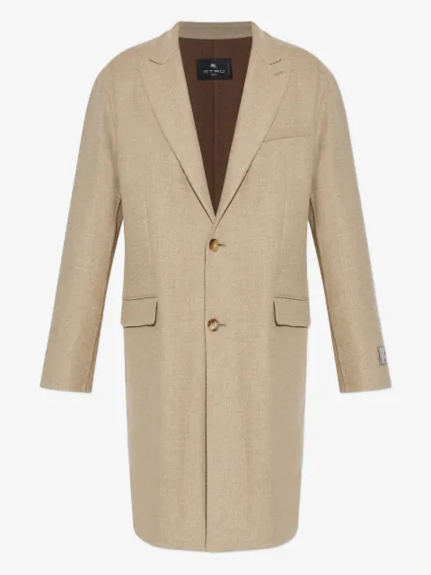 ETRO three-button wool coat