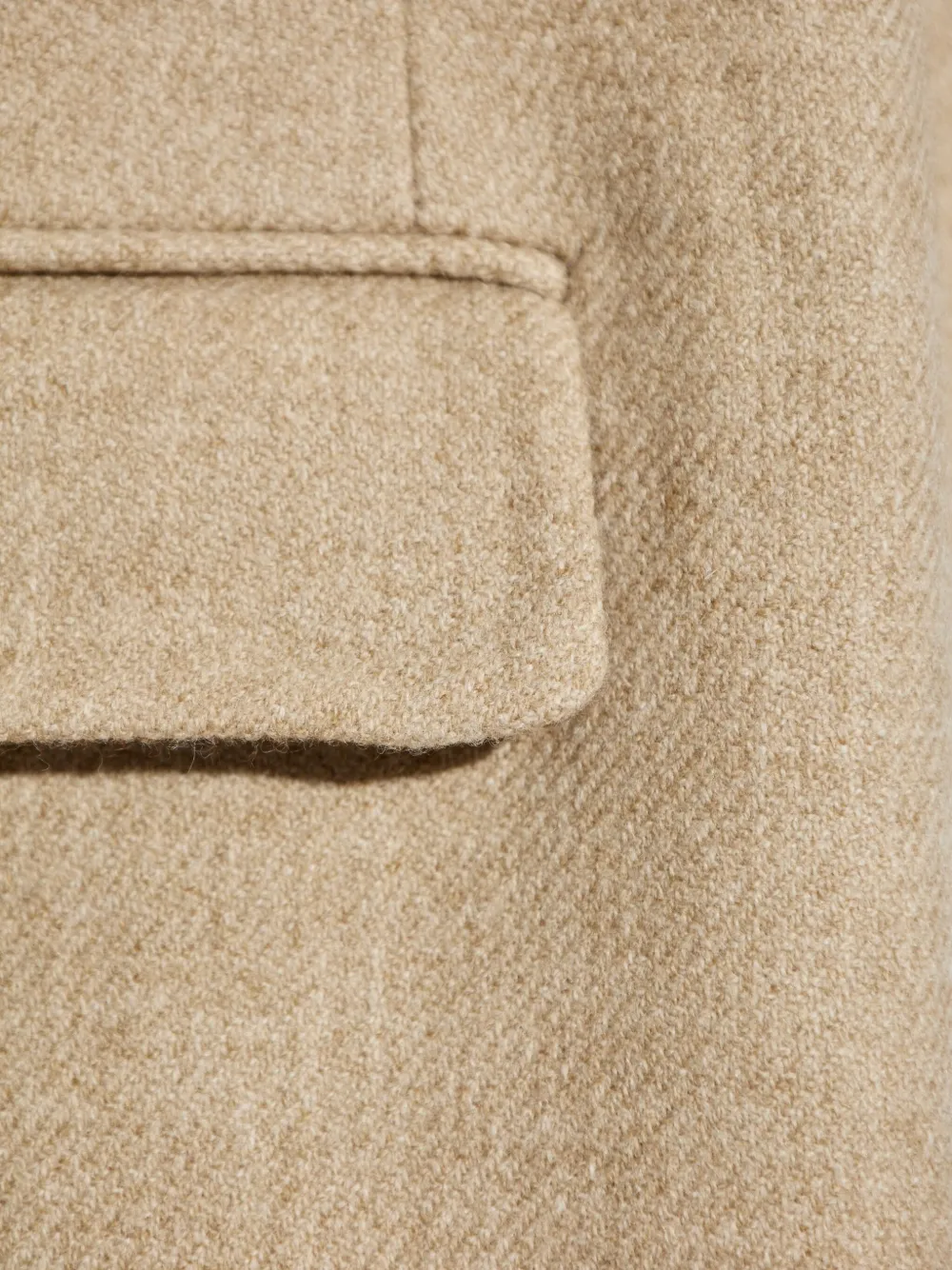 ETRO three-button wool coat Beige