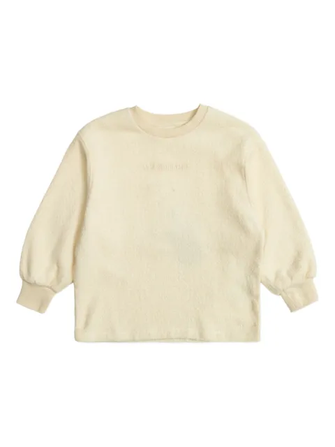 American Vintage Kids Bobypark embroidered fleece sweatshirt