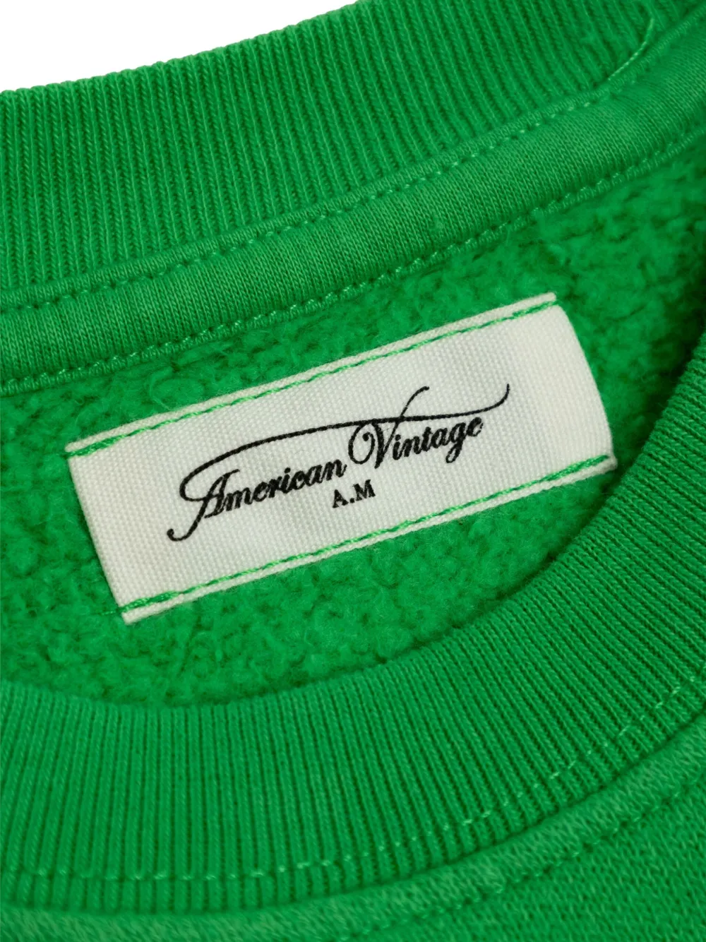 American Vintage Kids Izubird sweater met raglan mouwen Groen
