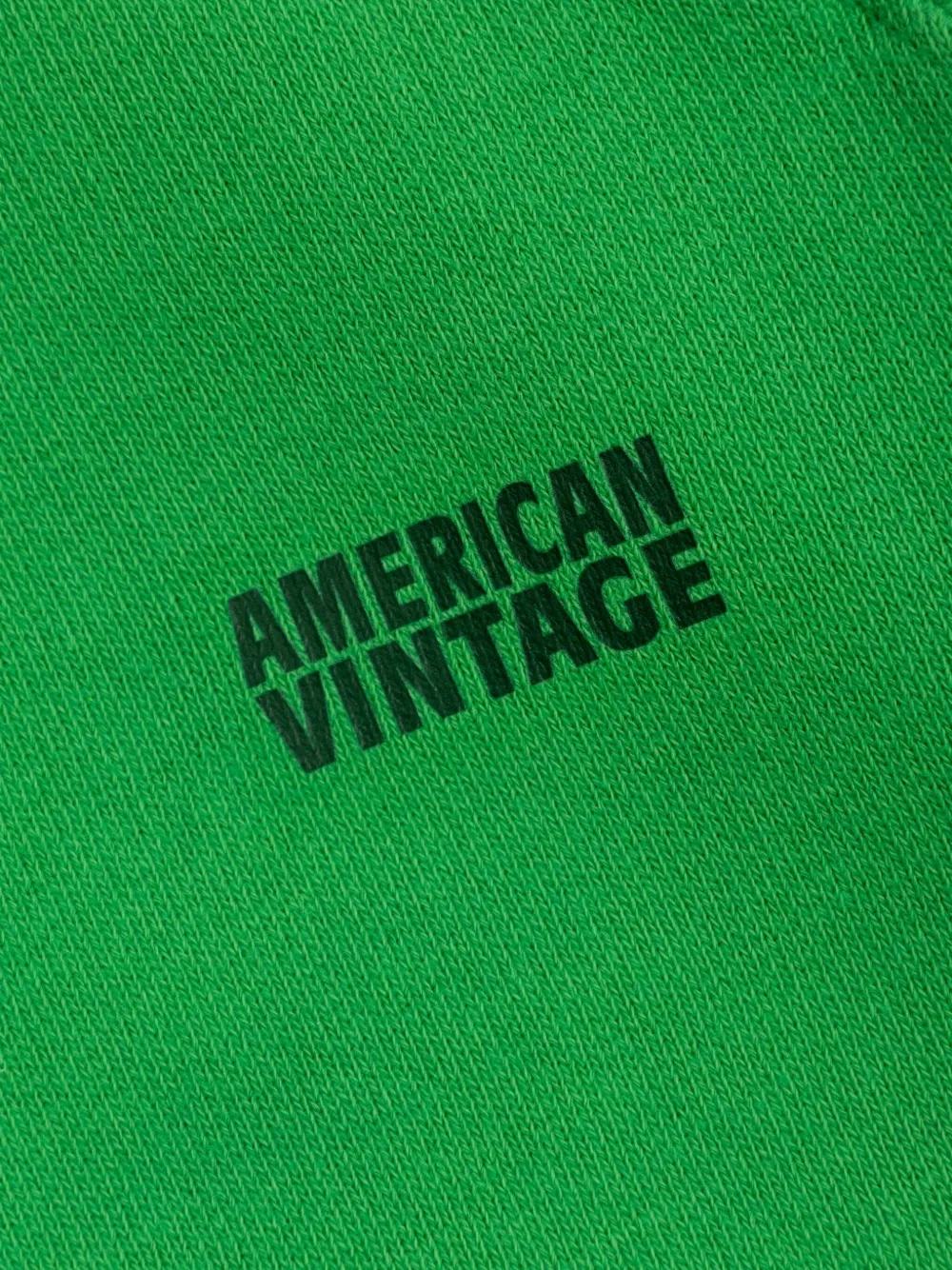 American Vintage Kids Izubird sweater met raglan mouwen Groen