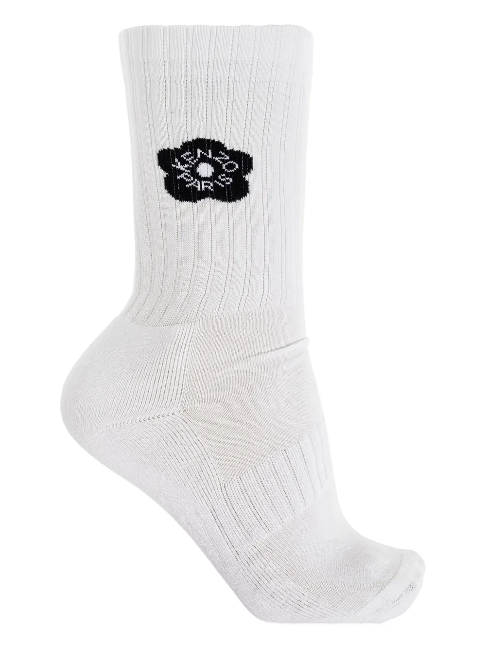 Boke flower-logo ribbed socks