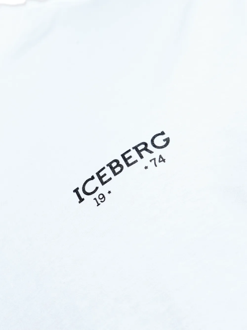 Iceberg logo-print T-shirt Wit