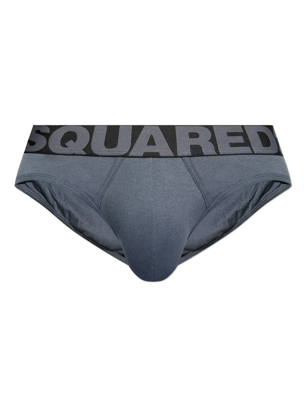Dsquared2 Logo-band Briefs In Gray