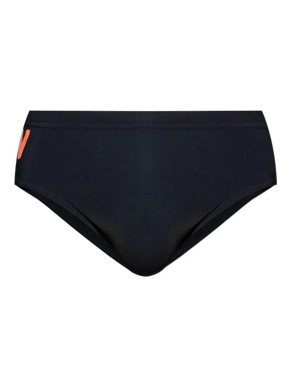DSQUARED2 logo-print swim trunks Zwart