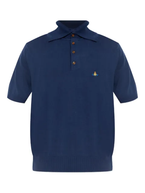 Vivienne Westwood polo à logo Orb brodé