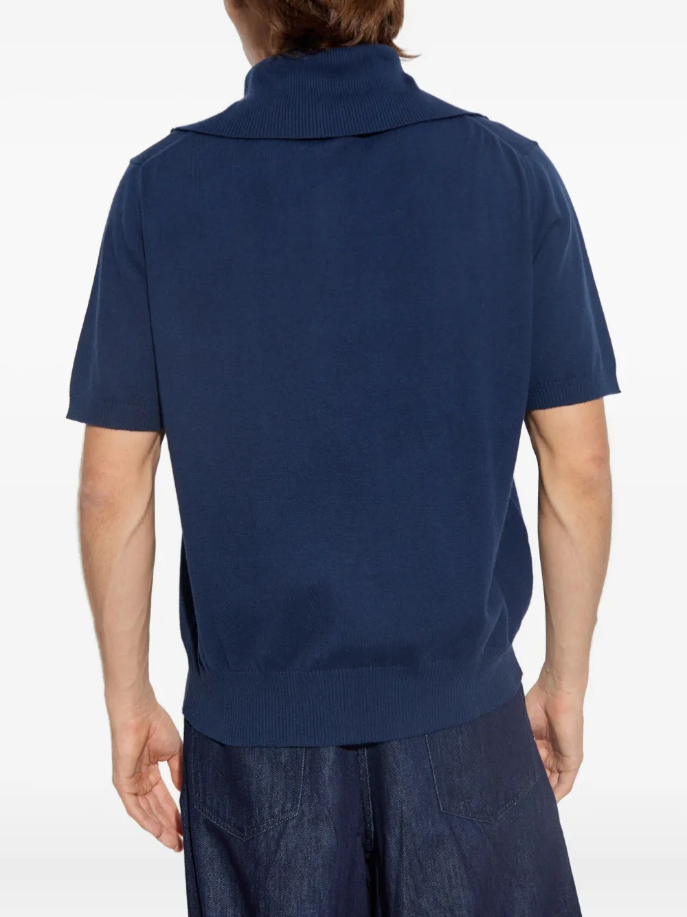 Vivienne Westwood orb-embroidered polo shirt Blauw