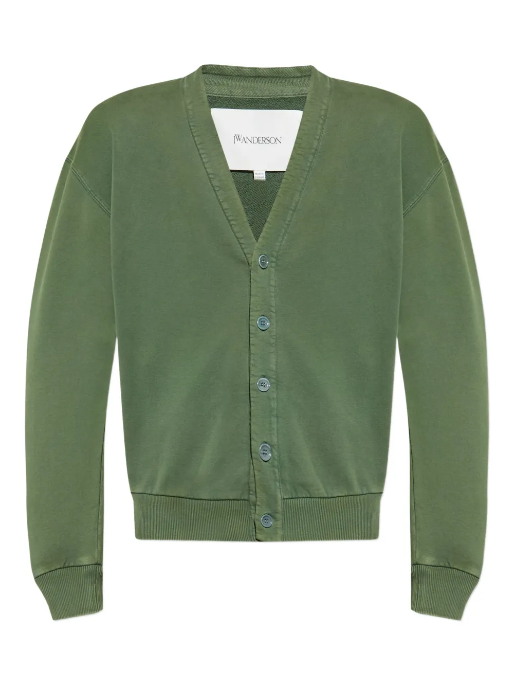 JW Anderson buttoned cotton jacket Groen